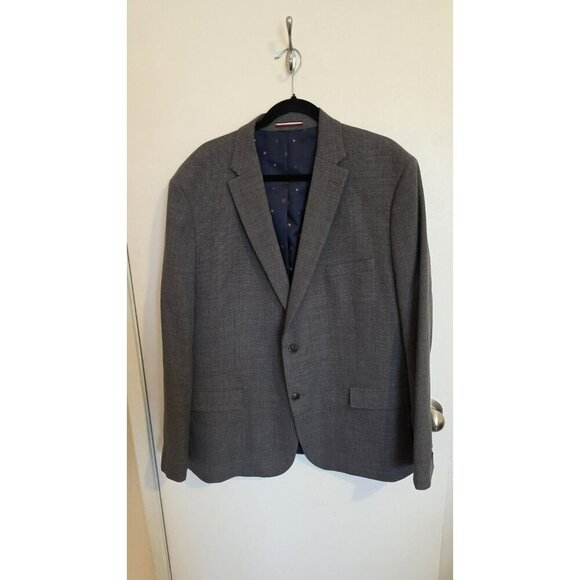 Tommy Hilfiger Mens Blazer 50R Wool Blend Coat Suit Jacket Office Preppy Y2K 80s - Picture 1 of 12